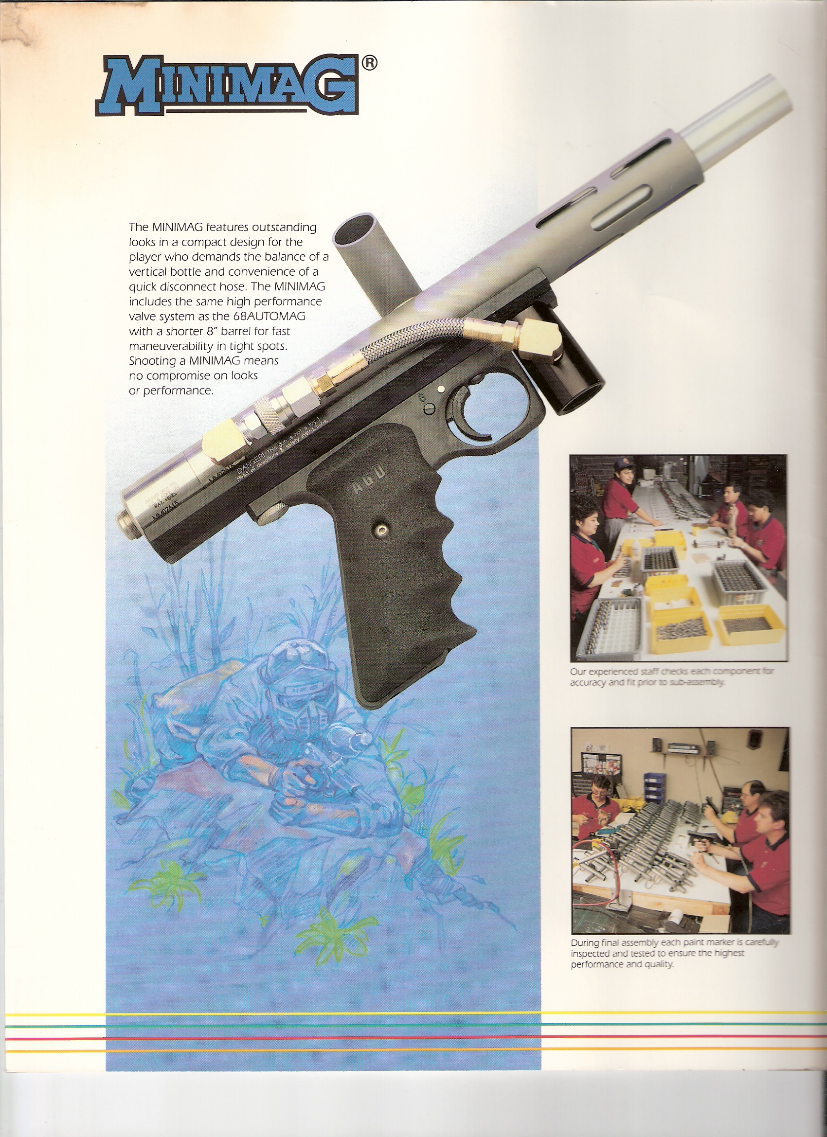 Airgun Designs Automag Minimag Paintball Gun Tech Trix Video VHS - Tom Kaye